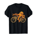 Octopus Riding Bicycle Made USA - Adult & Kids T-Shirts, Sweatshirts & Hoodies apparel design preview 1