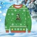 Off To Commit Tomfoolery Ugly Christmas Sweater - Holiday Gift product image
