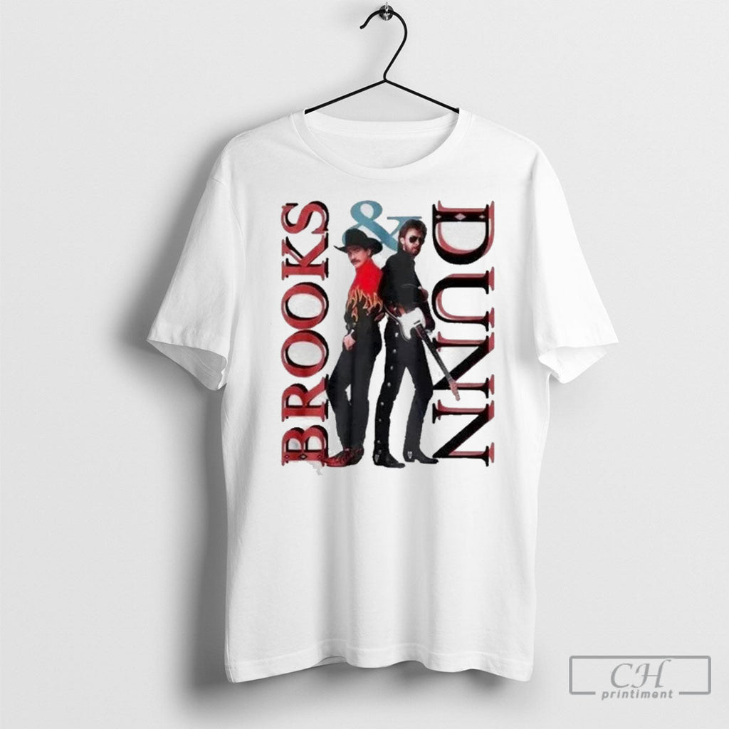 Official 1993 Brooks And Dunn Stampede Tour Country - Adult & Kids T-Shirts, Sweatshirts & Hoodies apparel design preview 1