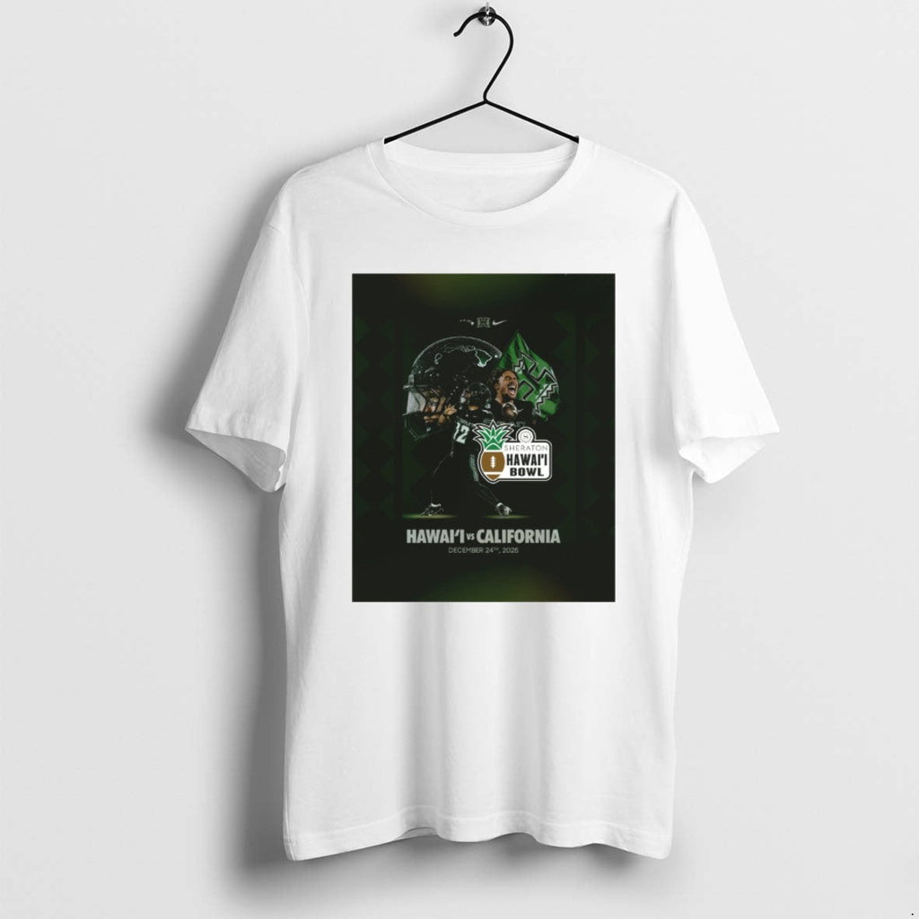 Official 2025 Sheraton Hawaii Bowl Rainbow Warriors - Adult & Kids T-Shirts, Sweatshirts & Hoodies apparel design preview 1