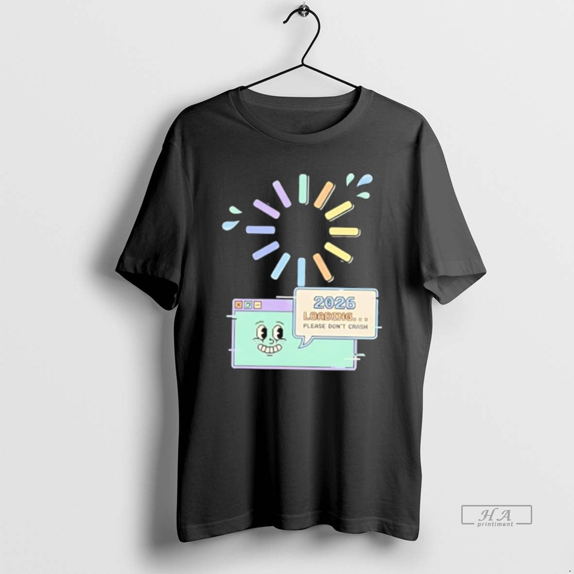 Official 2026 Loading Please Dont Crash - Adult & Kids T-Shirts, Sweatshirts & Hoodies apparel design preview 1