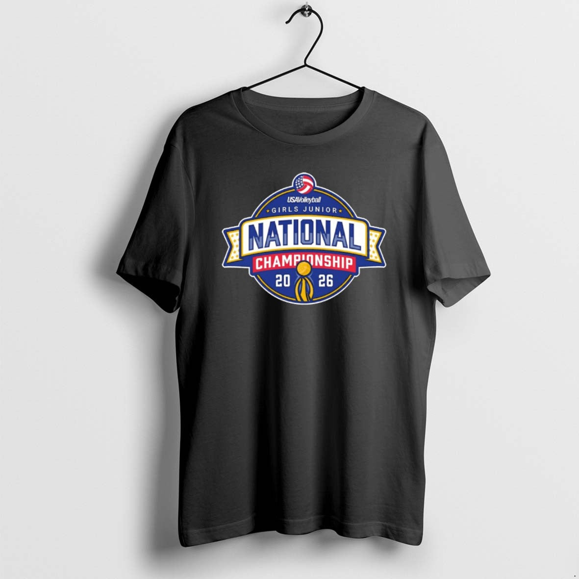 Official 2026 Usa Volleyball 18s Junior National - Adult & Kids T-Shirts, Sweatshirts & Hoodies apparel design preview 1