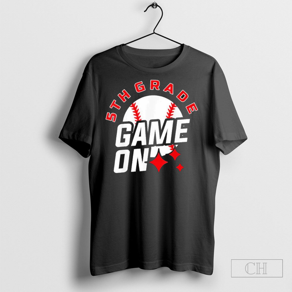 Official 5th Grade Back To School Baseball Game On - Adult & Kids T-Shirts, Sweatshirts & Hoodies apparel design preview 1
