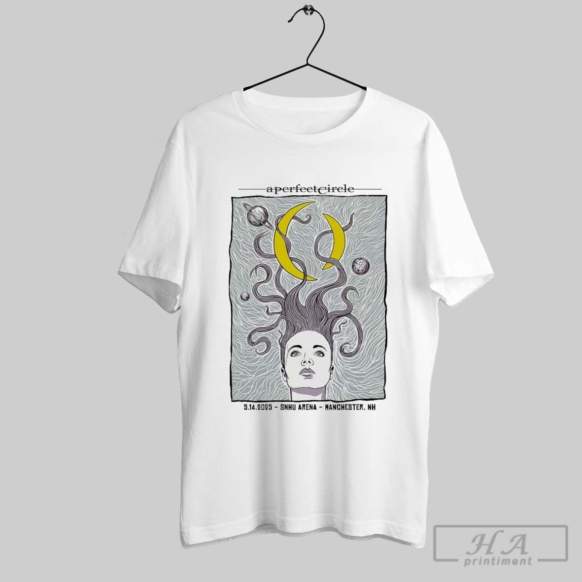 Official A Perfect Circle Manchester Nh On May 14 - Adult & Kids T-Shirts, Sweatshirts & Hoodies apparel design preview 1