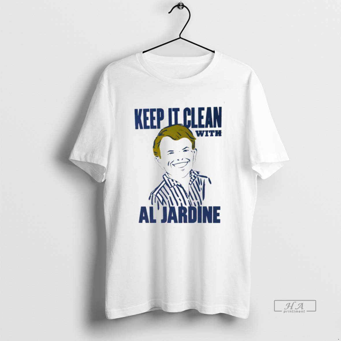 Official Al Jardine Cartoon Keep It Clean With - Adult & Kids T-Shirts, Sweatshirts & Hoodies apparel design preview 1