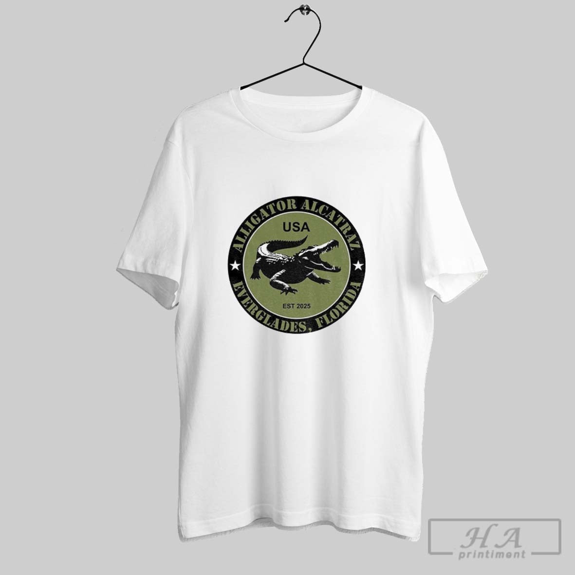 Official Alligator Alcatraz Everglades Est 2025 - Adult & Kids T-Shirts, Sweatshirts & Hoodies apparel design preview 1
