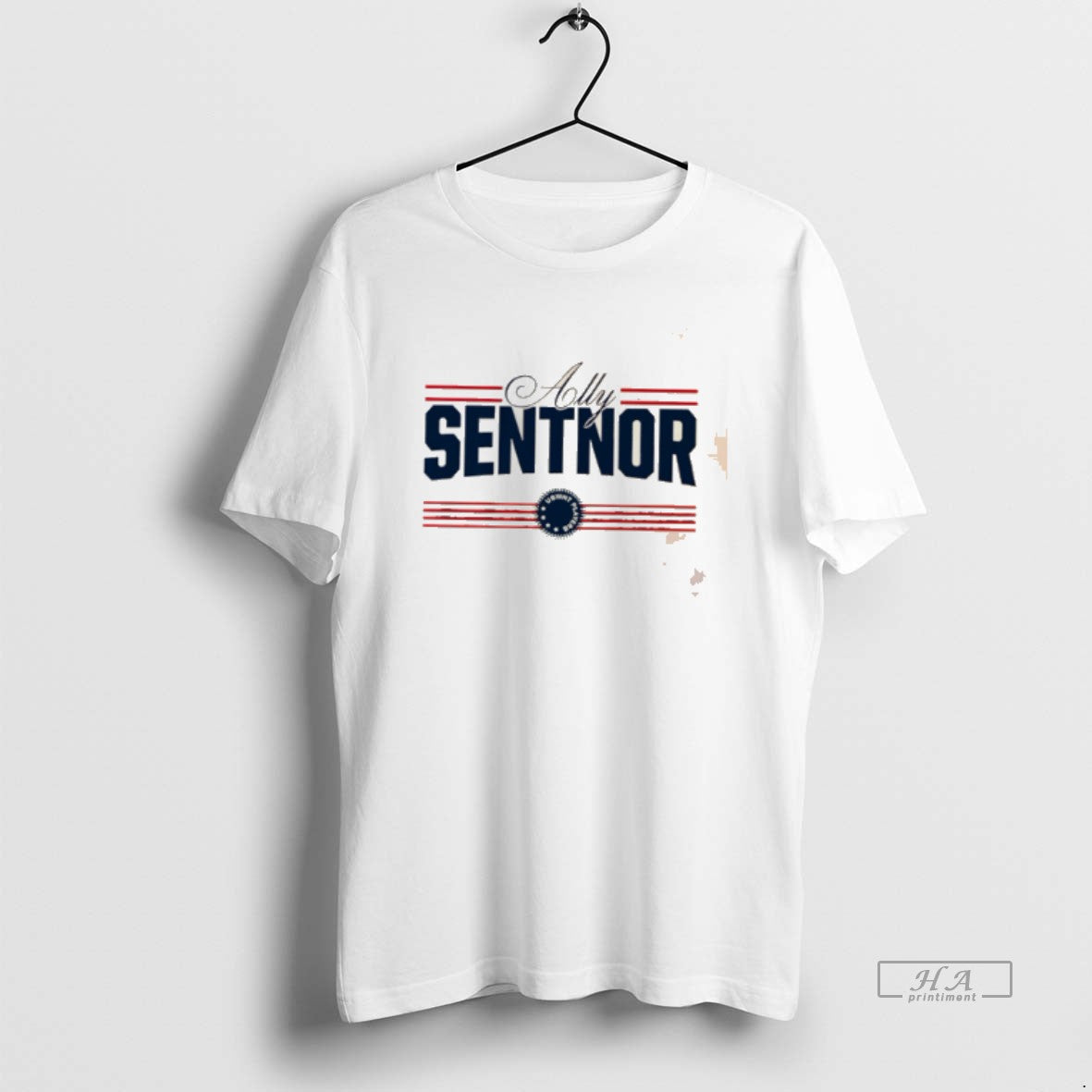 Official Ally Sentnor Uswnt Players Stars Stripes - Adult & Kids T-Shirts, Sweatshirts & Hoodies apparel design preview 1