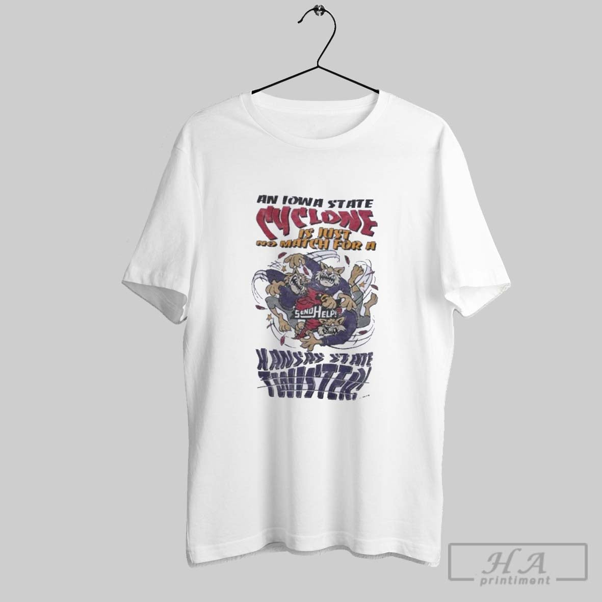 Official An Iowa State Cyclones Is Just No Match For - Adult & Kids T-Shirts, Sweatshirts & Hoodies apparel design preview 1