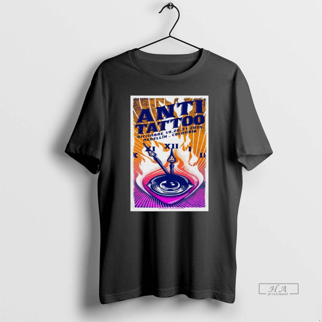 Official Anti Tattoo December 19 21 2025 Medellin Co - Adult & Kids T-Shirts, Sweatshirts & Hoodies apparel design preview 1