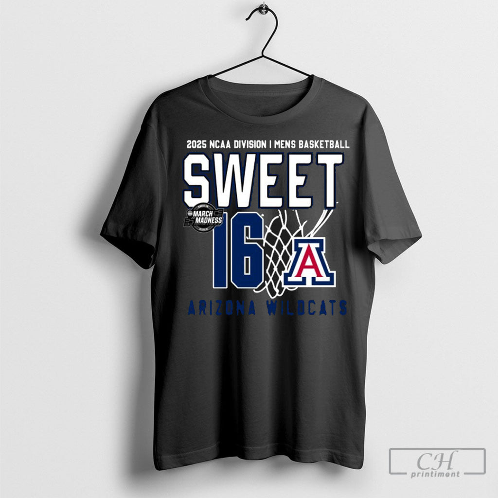 Official Arizona Wildcats Mens Basketball 2025 Ncaa - Adult & Kids T-Shirts, Sweatshirts & Hoodies apparel design preview 1