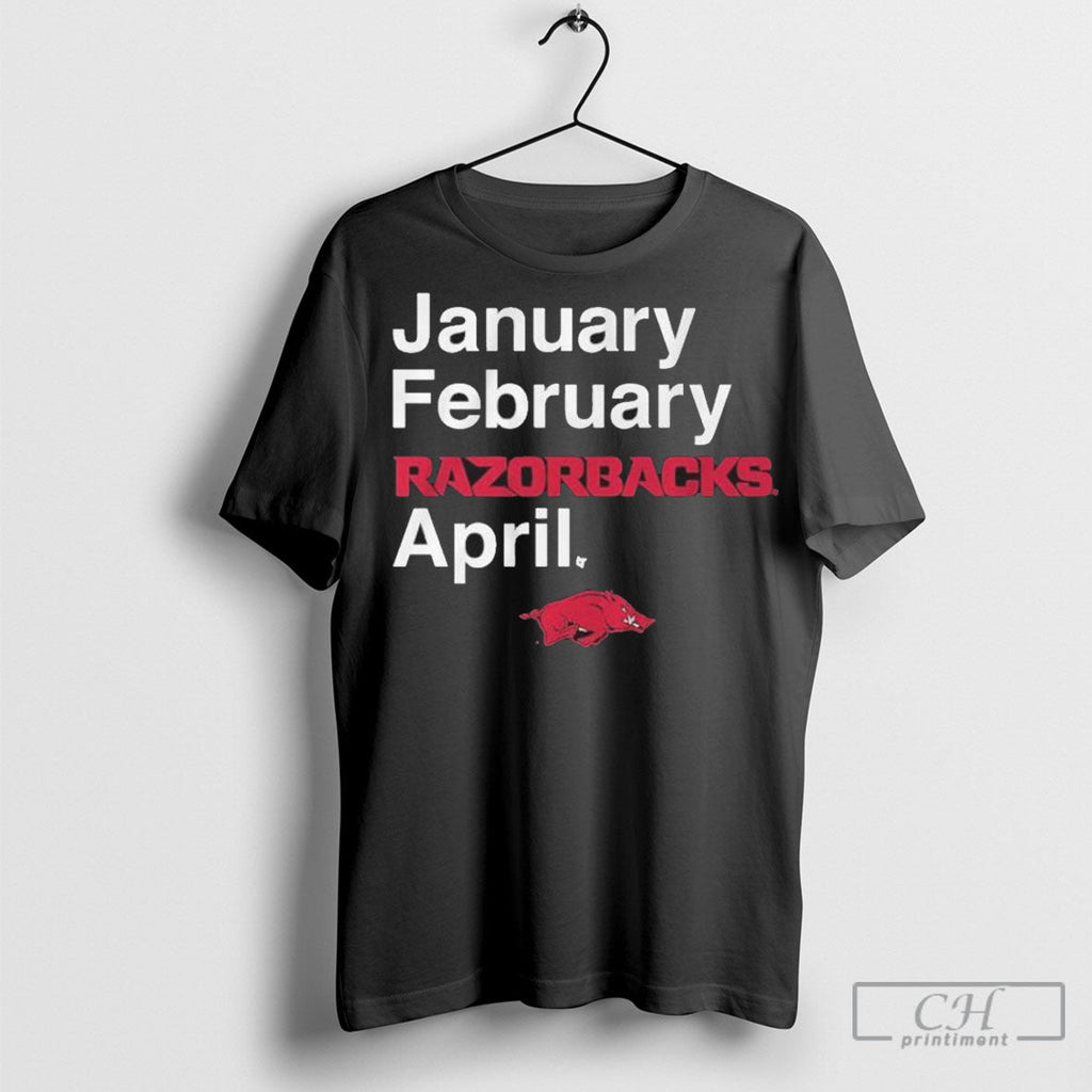 Official Arkansas Basketball January February - Adult & Kids T-Shirts, Sweatshirts & Hoodies apparel design preview 1