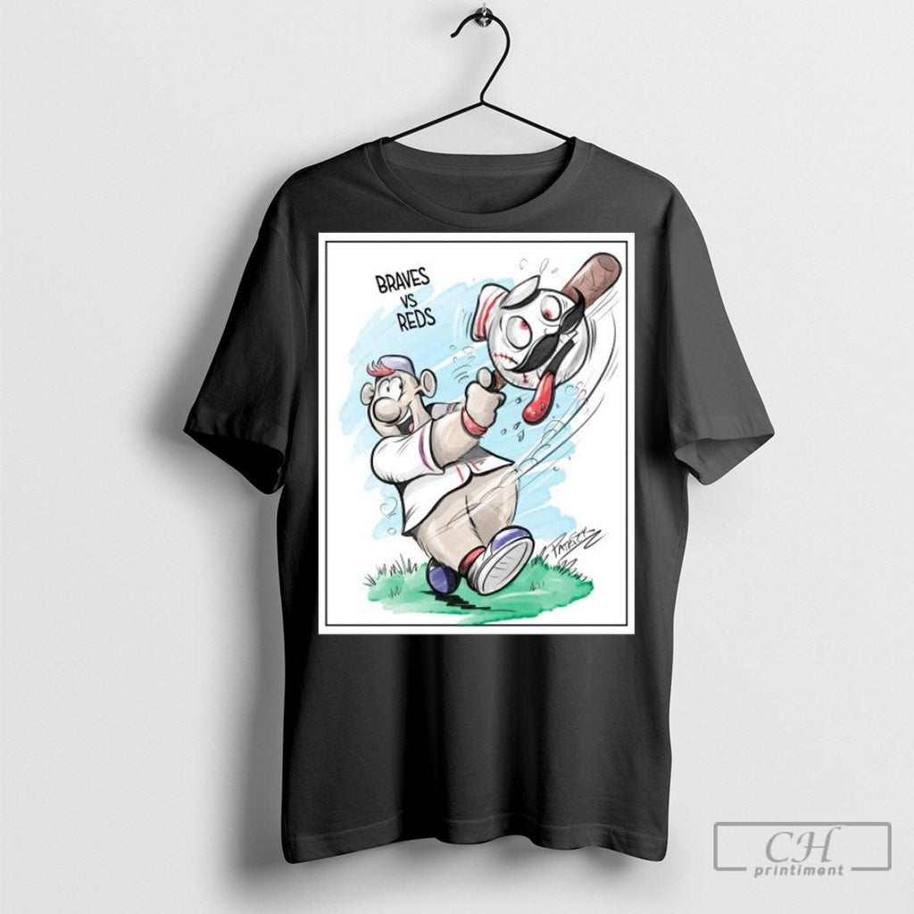 Official Atlanta Braves Vs Cincinnati Reds Mlb May 5 - Adult & Kids T-Shirts, Sweatshirts & Hoodies apparel design preview 1