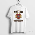 Official Autism University Coat Arms - Adult & Kids T-Shirts, Sweatshirts & Hoodies apparel design preview 1