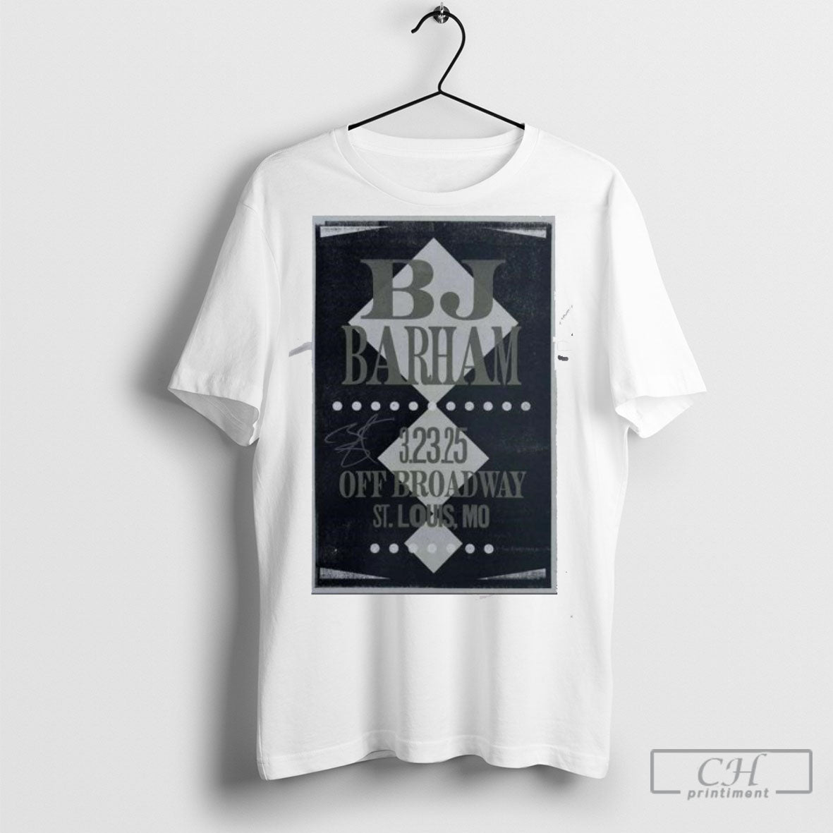 Official Bj Barham At Off Broadway In St Louis Mo On - Adult & Kids T-Shirts, Sweatshirts & Hoodies apparel design preview 1