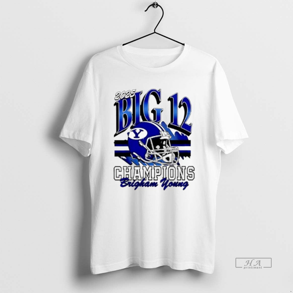 Official Byu Cougars Football 2025 Big 12 Conference - Adult & Kids T-Shirts, Sweatshirts & Hoodies apparel design preview 1