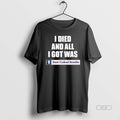 Official Basic Undead Benefits I Died And All Got Was - Adult & Kids T-Shirts, Sweatshirts & Hoodies apparel design preview 1