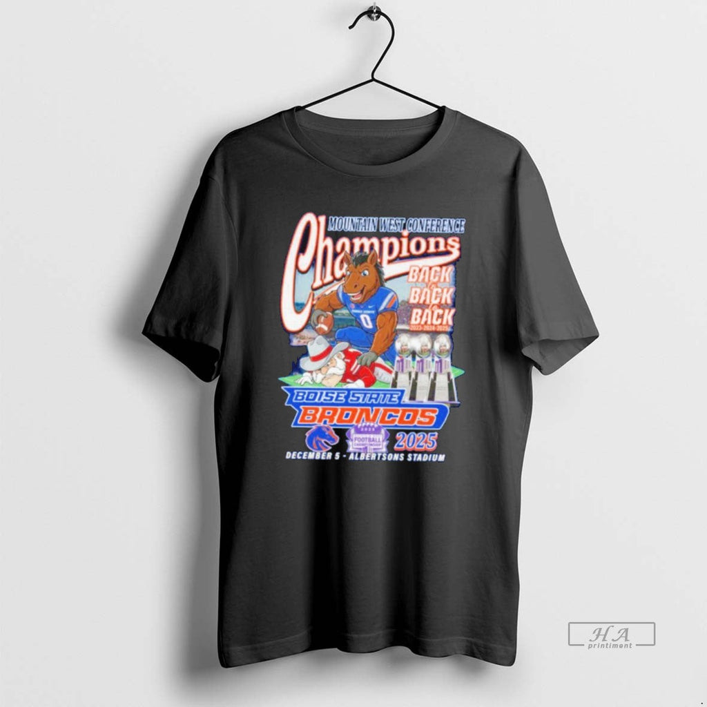 Official Boise State Broncos Mountain West Conference - Adult & Kids T-Shirts, Sweatshirts & Hoodies apparel design preview 1