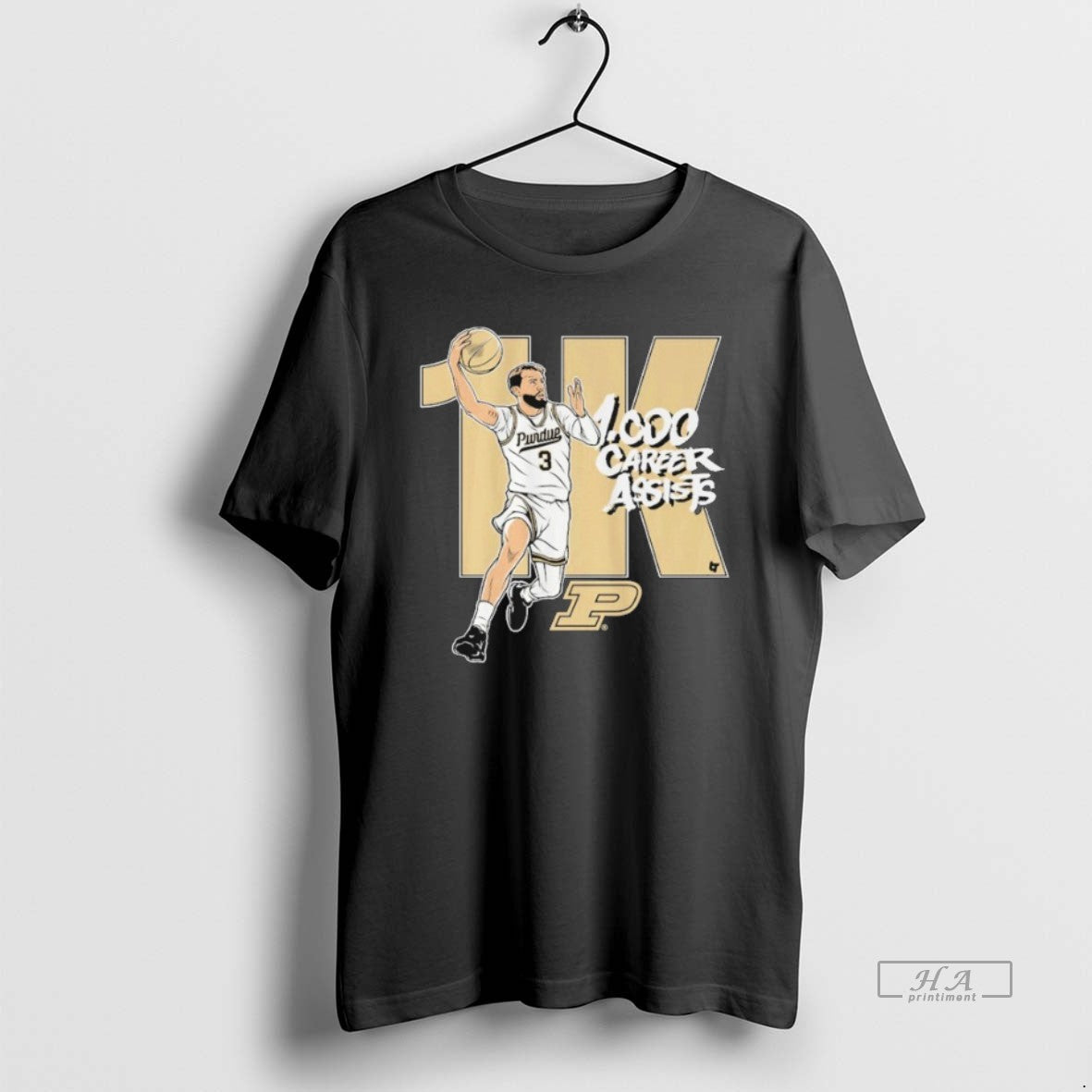 Official Braden Smith 1000 Assists Purdue - Adult & Kids T-Shirts, Sweatshirts & Hoodies apparel design preview 1