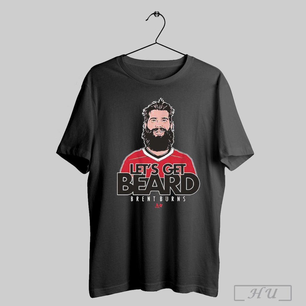 Official Brent Burns Lets Get Beard - Adult & Kids T-Shirts, Sweatshirts & Hoodies apparel design preview 1