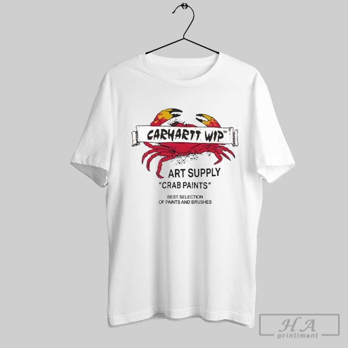 Official Carhartt Wip Art Supply Crab Paints Best - Adult & Kids T-Shirts, Sweatshirts & Hoodies apparel design preview 1