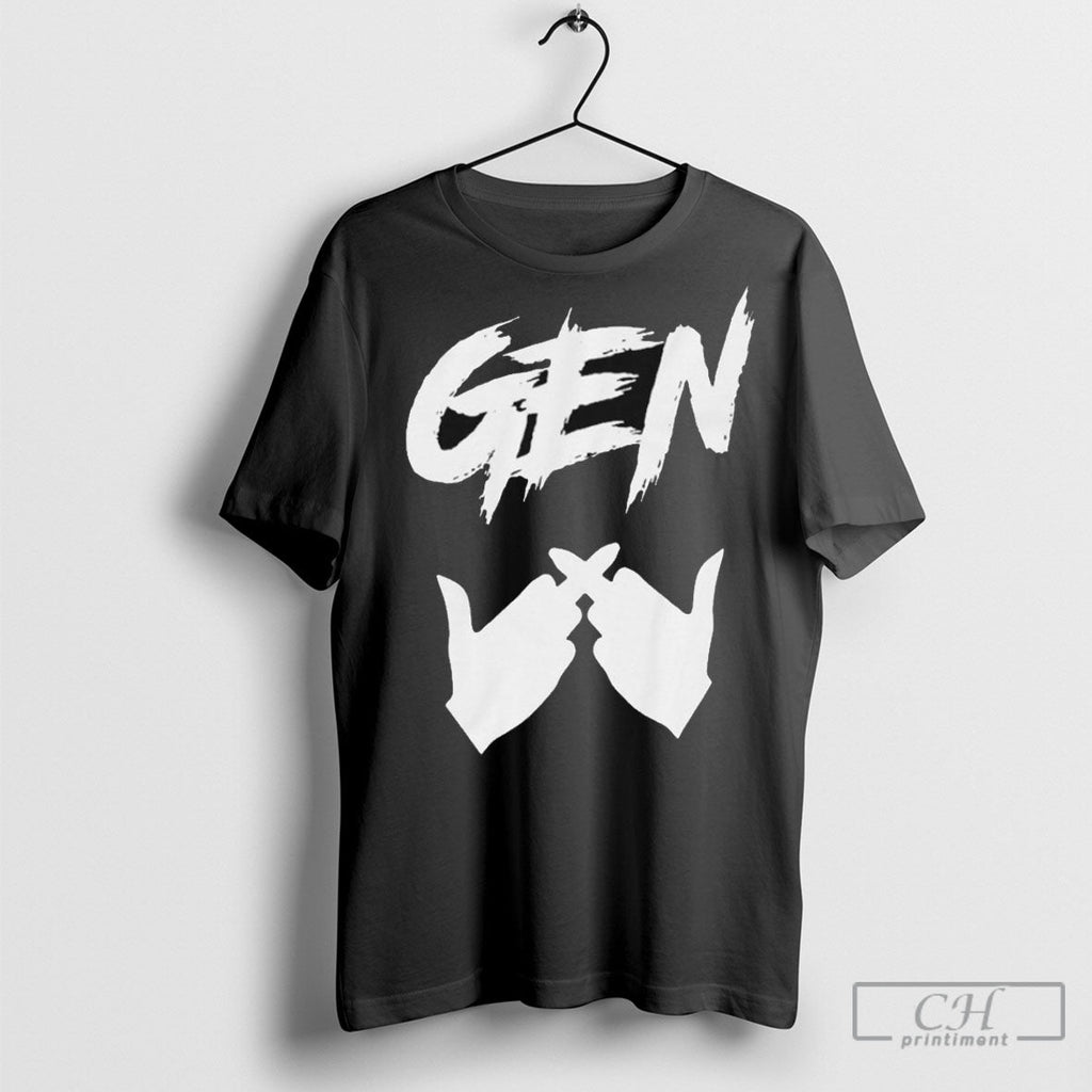 Official Carmen Q Gollihar Gen X Middle Finger - Adult & Kids T-Shirts, Sweatshirts & Hoodies apparel design preview 1