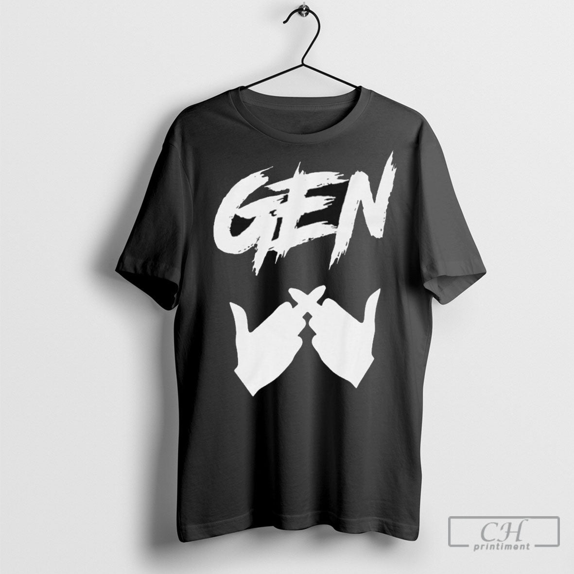 Official Carmen Q Gollihar Gen X Middle Finger - Adult & Kids T-Shirts, Sweatshirts & Hoodies apparel design preview 1