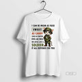 Official Cat Veteran I Can Be Mean As Fuck Sweet - Adult & Kids T-Shirts, Sweatshirts & Hoodies apparel design preview 1