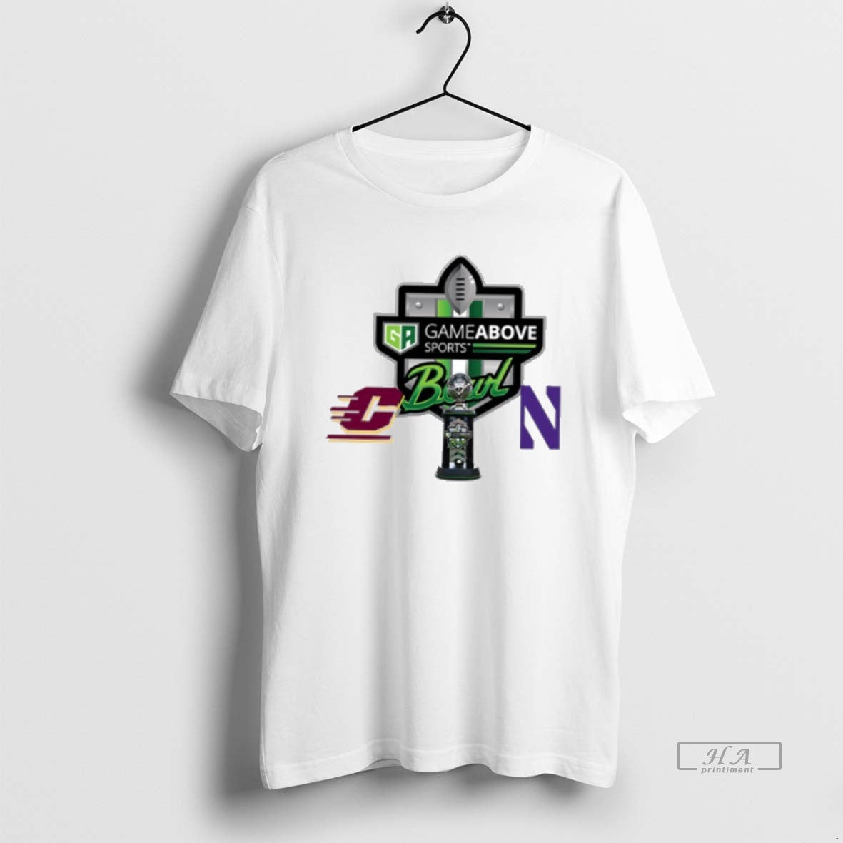Official Central Michigan Chippewas Vs - Adult & Kids T-Shirts, Sweatshirts & Hoodies apparel design preview 1