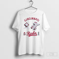 Official Cincinnati Reds Defined 5x Champions Sweater - Adult & Kids T-Shirts, Sweatshirts & Hoodies apparel design preview 1