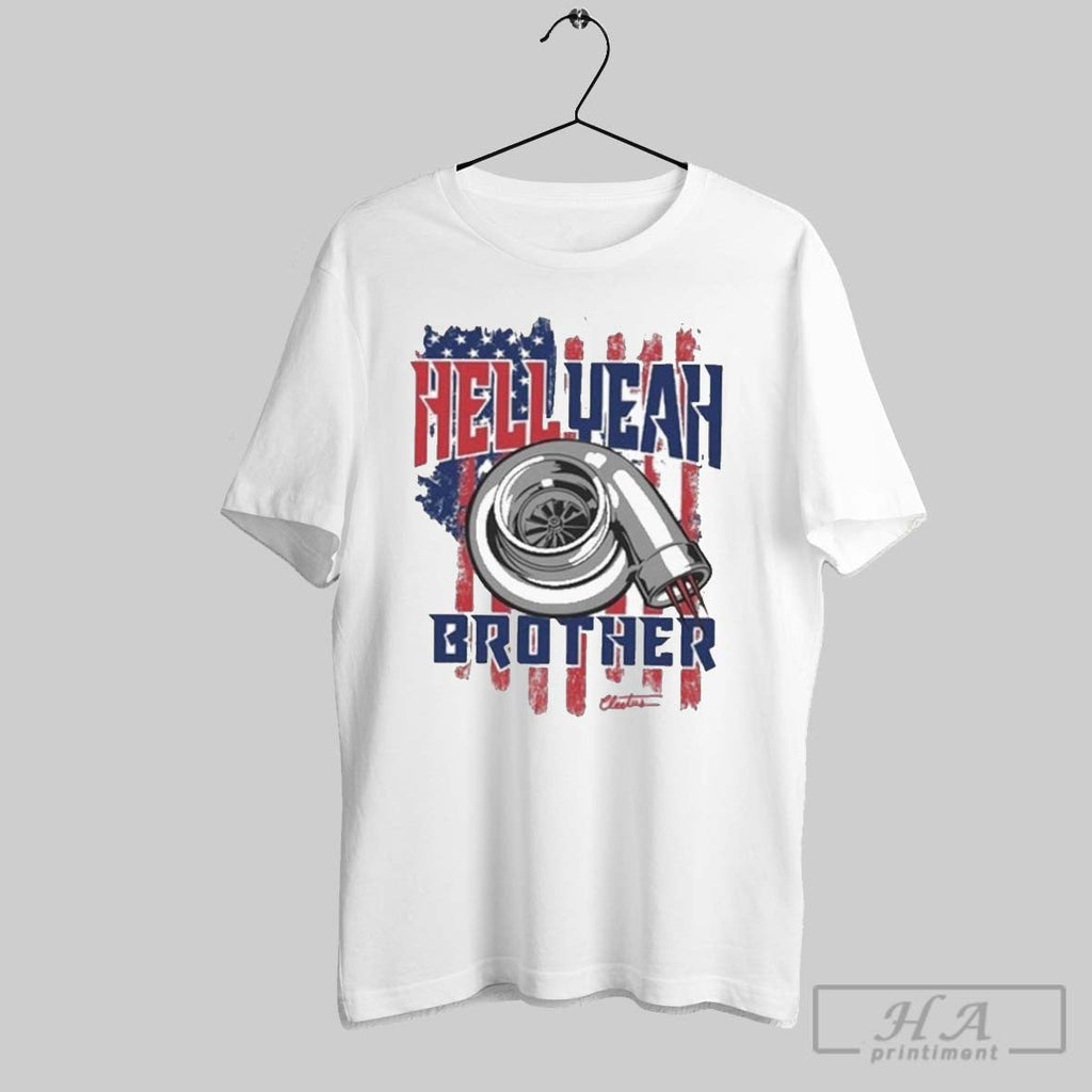Official Cleetus Mcfarland Hell Yeah Brother American - Adult & Kids T-Shirts, Sweatshirts & Hoodies apparel design preview 1