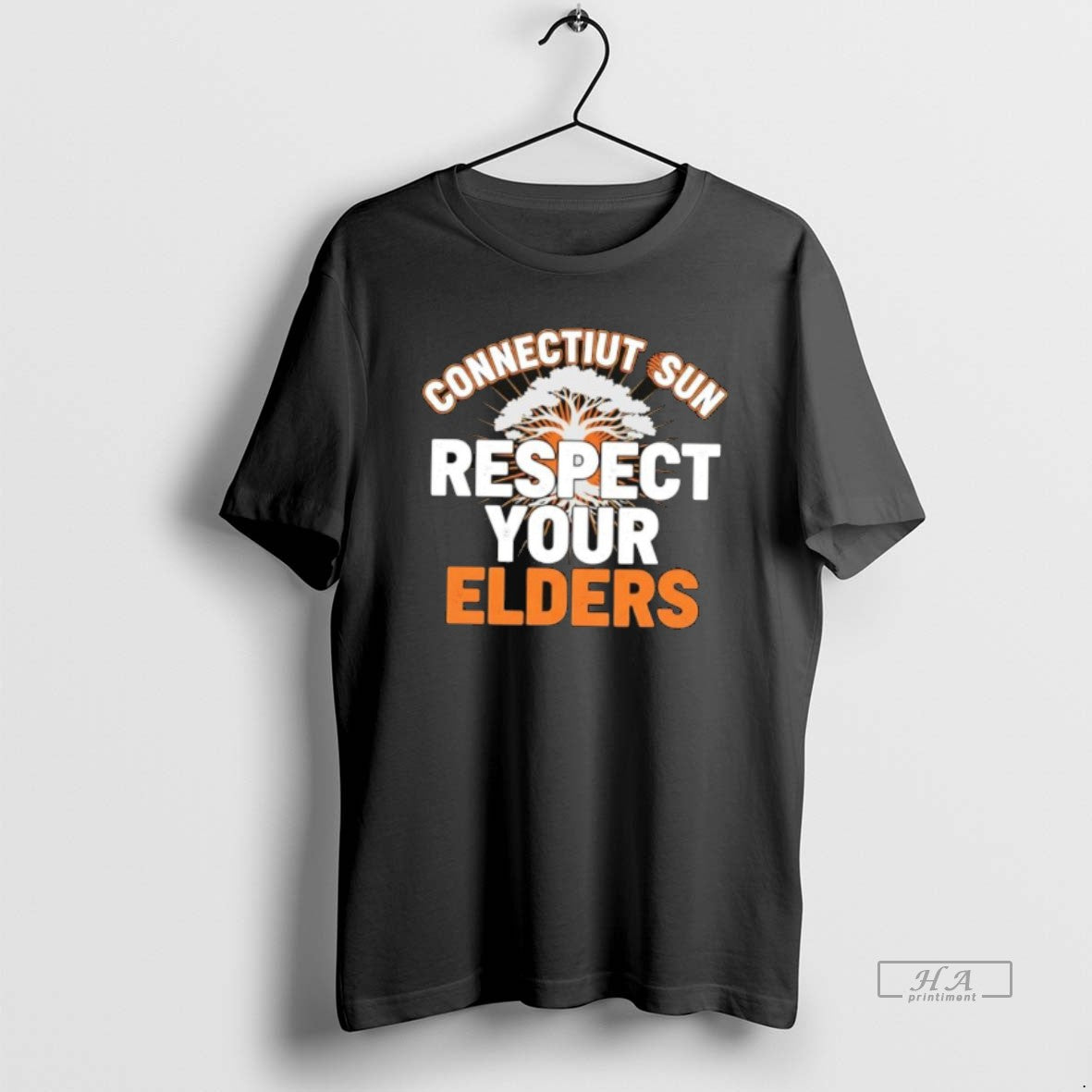 Official Connecticut Sun Respect Your Elders - Adult & Kids T-Shirts, Sweatshirts & Hoodies apparel design preview 1