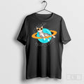Official Cosmic Cat Starry Design - Adult & Kids T-Shirts, Sweatshirts & Hoodies apparel design preview 1