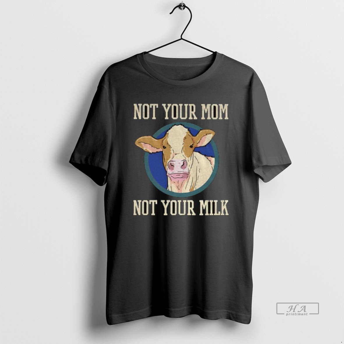 Official Cow Not Your Mom Milk - Adult & Kids T-Shirts, Sweatshirts & Hoodies apparel design preview 1
