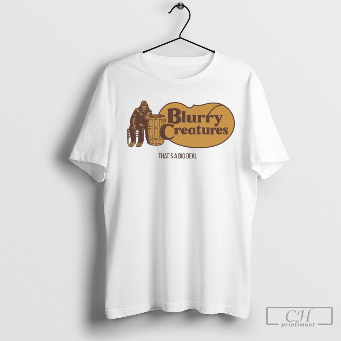 Official Cracker Barrel Blurry Creatures Squatch And - Adult & Kids T-Shirts, Sweatshirts & Hoodies apparel design preview 1