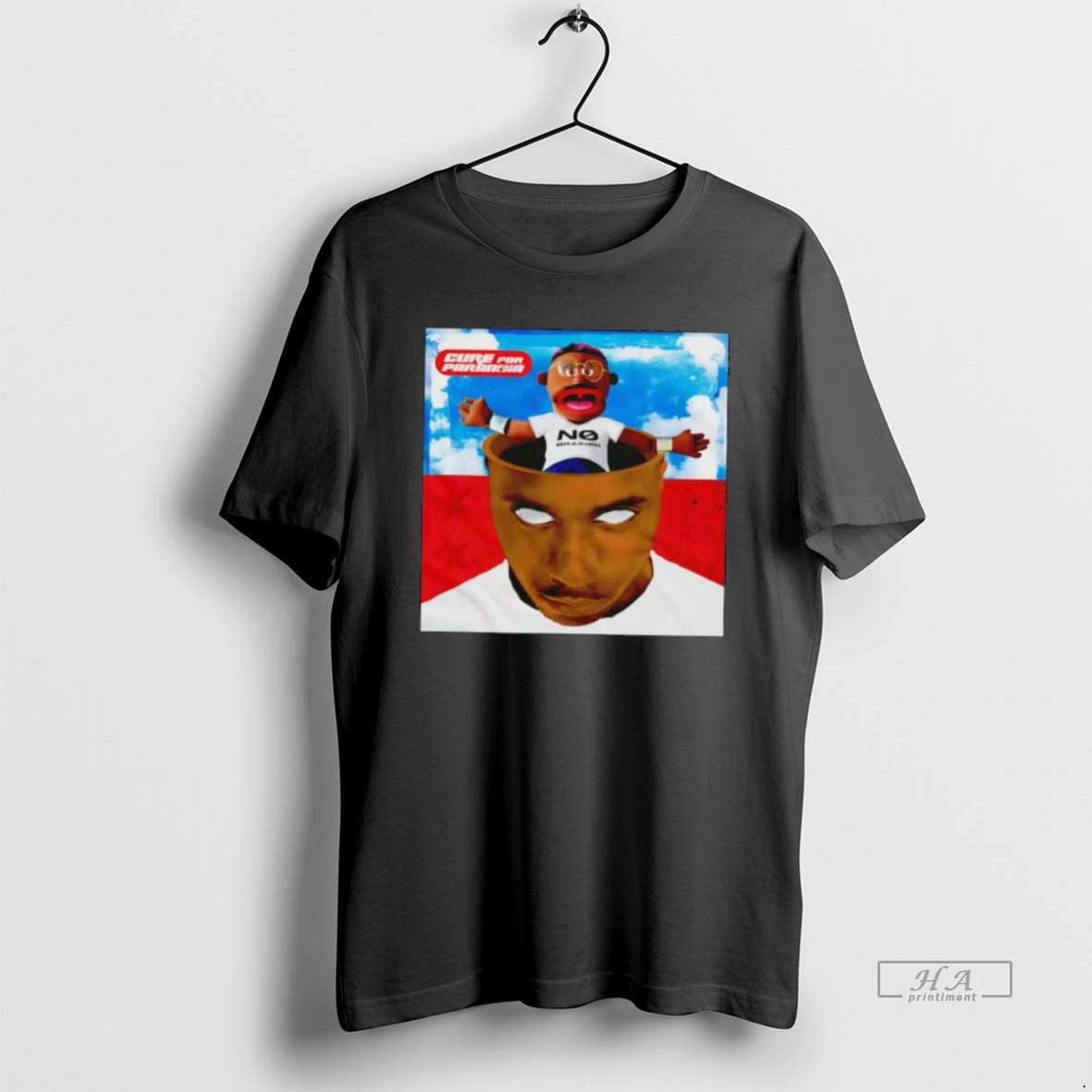 Official Cure Paranoia No Brainer Picture - Adult & Kids T-Shirts, Sweatshirts & Hoodies apparel design preview 1