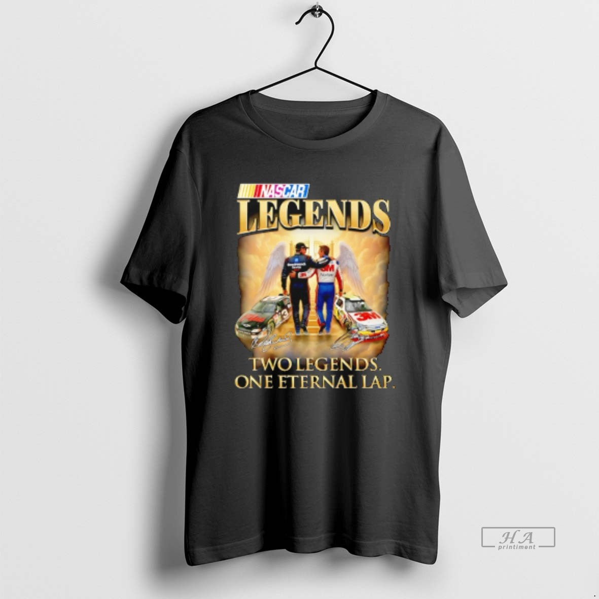 Official Dale Earnhardt Greg Biffle Nascar Legends - Adult & Kids T-Shirts, Sweatshirts & Hoodies apparel design preview 1