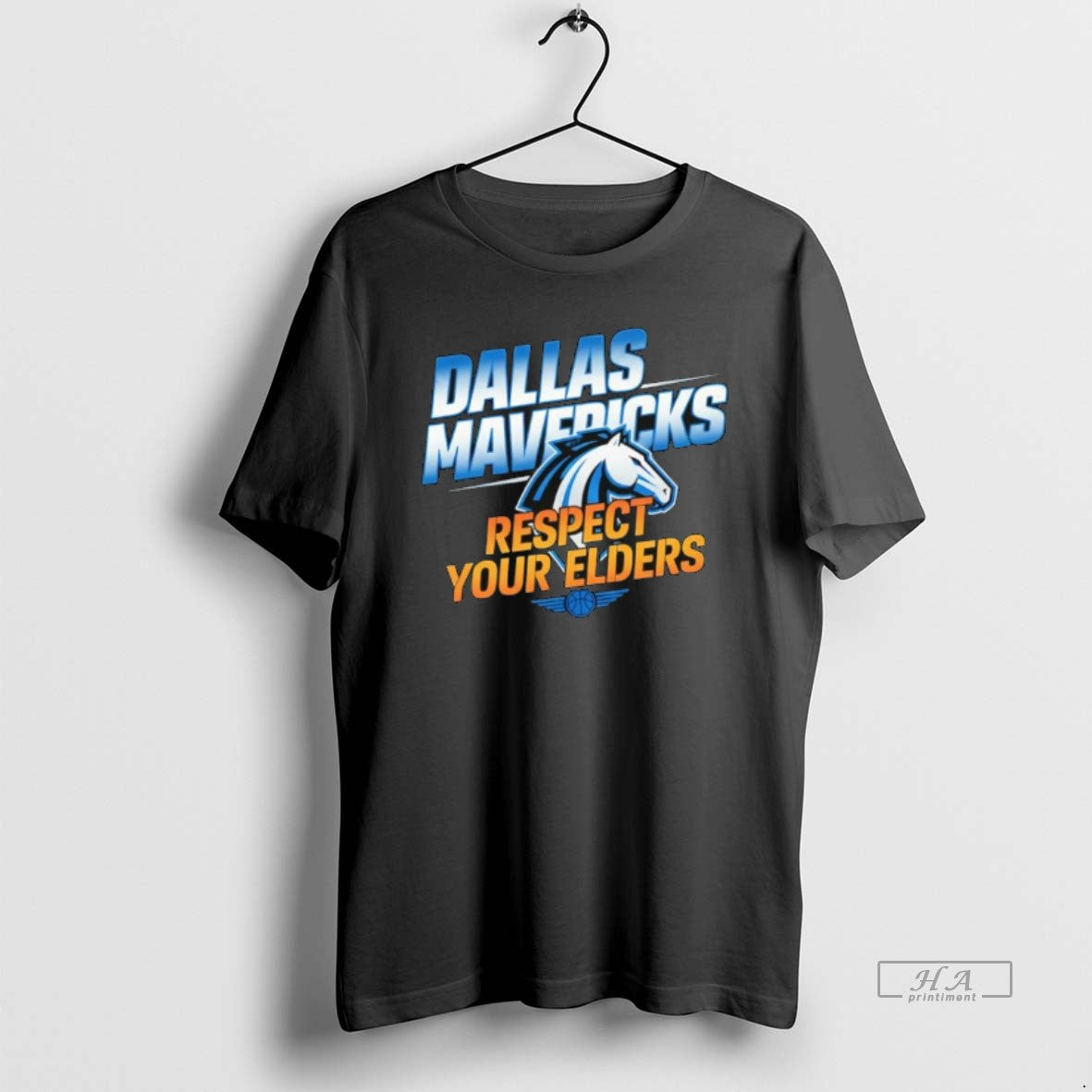 Official Dallas Mavericks Respect Your Elders - Adult & Kids T-Shirts, Sweatshirts & Hoodies apparel design preview 1