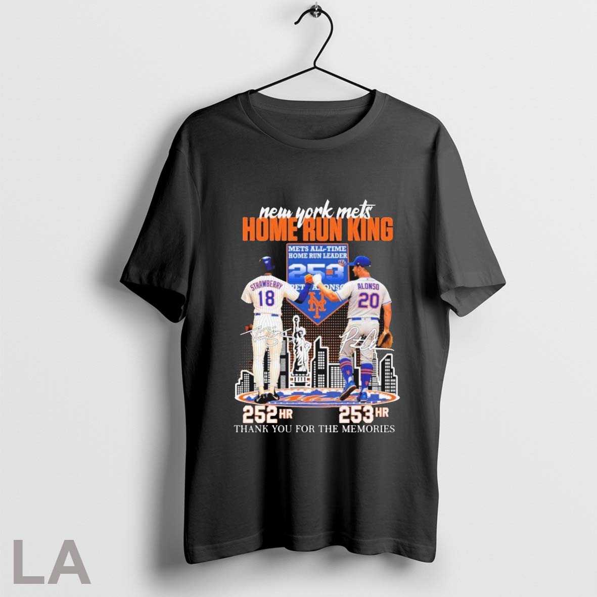 Official Darryl Strawberry 252 Hr And Pete Alonso 253 - Adult & Kids T-Shirts, Sweatshirts & Hoodies apparel design preview 1