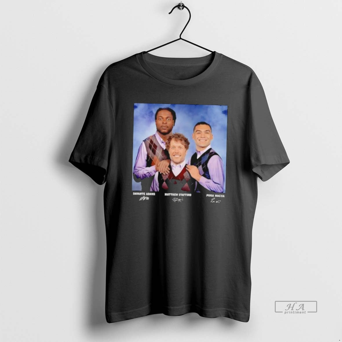 Official Davante Adams Puka Nacua Matthew Stafford - Adult & Kids T-Shirts, Sweatshirts & Hoodies apparel design preview 1