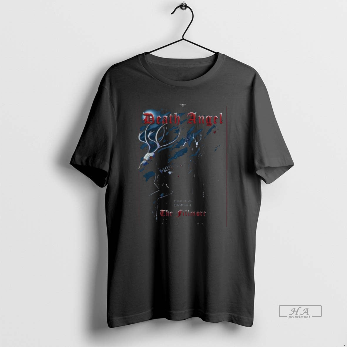 Official Death Angel December 18 2025 Fillmore San - Adult & Kids T-Shirts, Sweatshirts & Hoodies apparel design preview 1