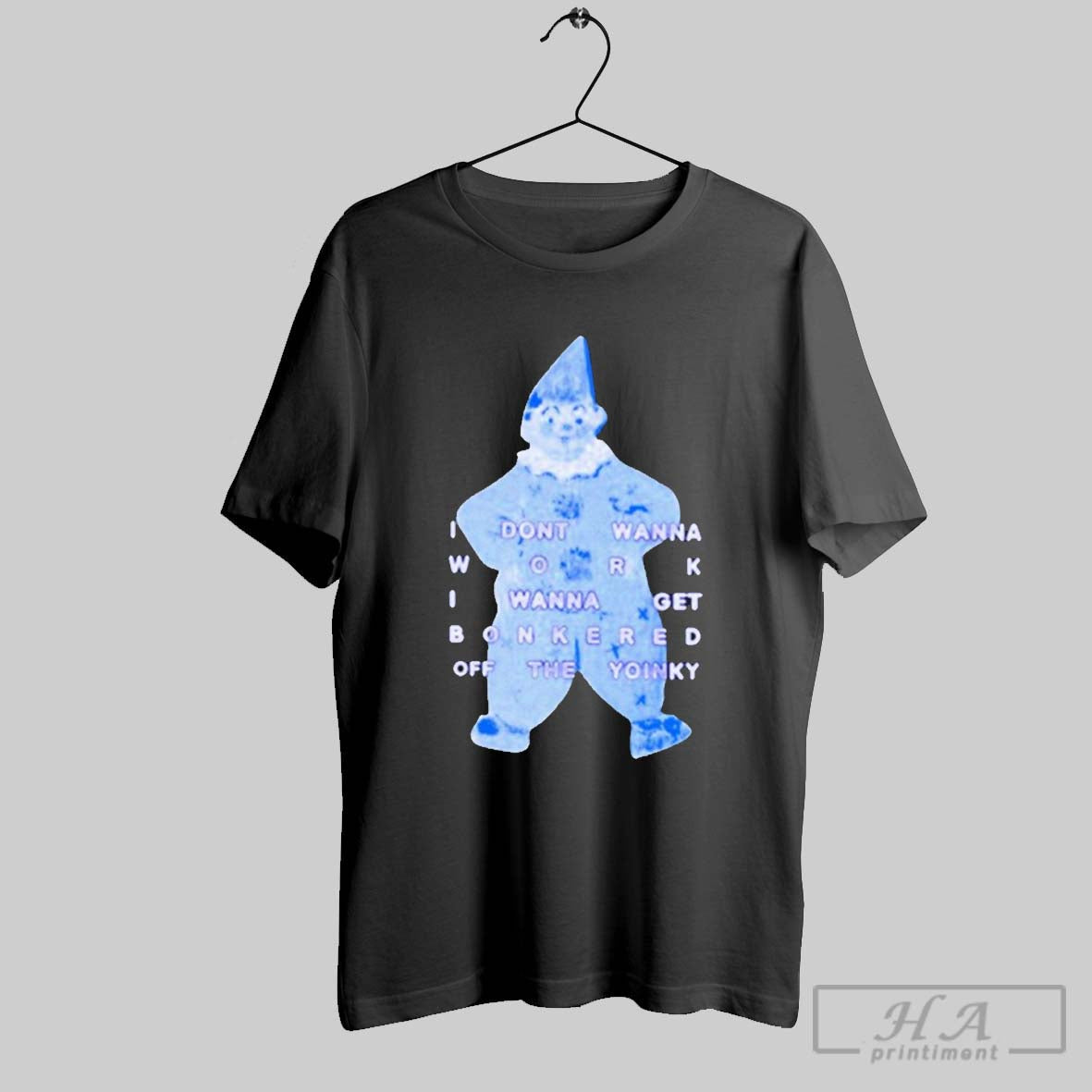 Official Dogecore I Dont Wanna Work Get Bonkered Off - Adult & Kids T-Shirts, Sweatshirts & Hoodies apparel design preview 1