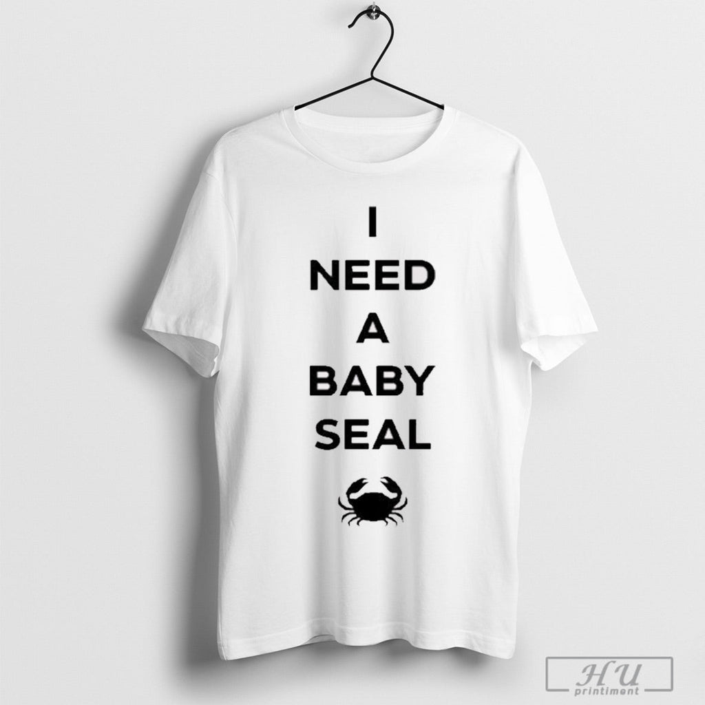 Official Dungeon Crawler Carl I Need A Baby Seal Crab - Adult & Kids T-Shirts, Sweatshirts & Hoodies apparel design preview 1