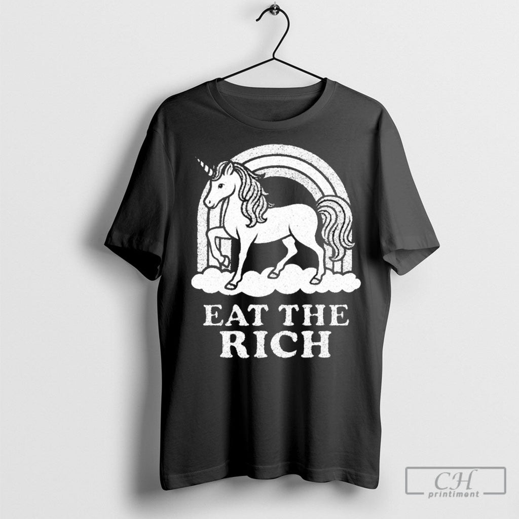 Official Eat The Rich Unicorn - Adult & Kids T-Shirts, Sweatshirts & Hoodies apparel design preview 1