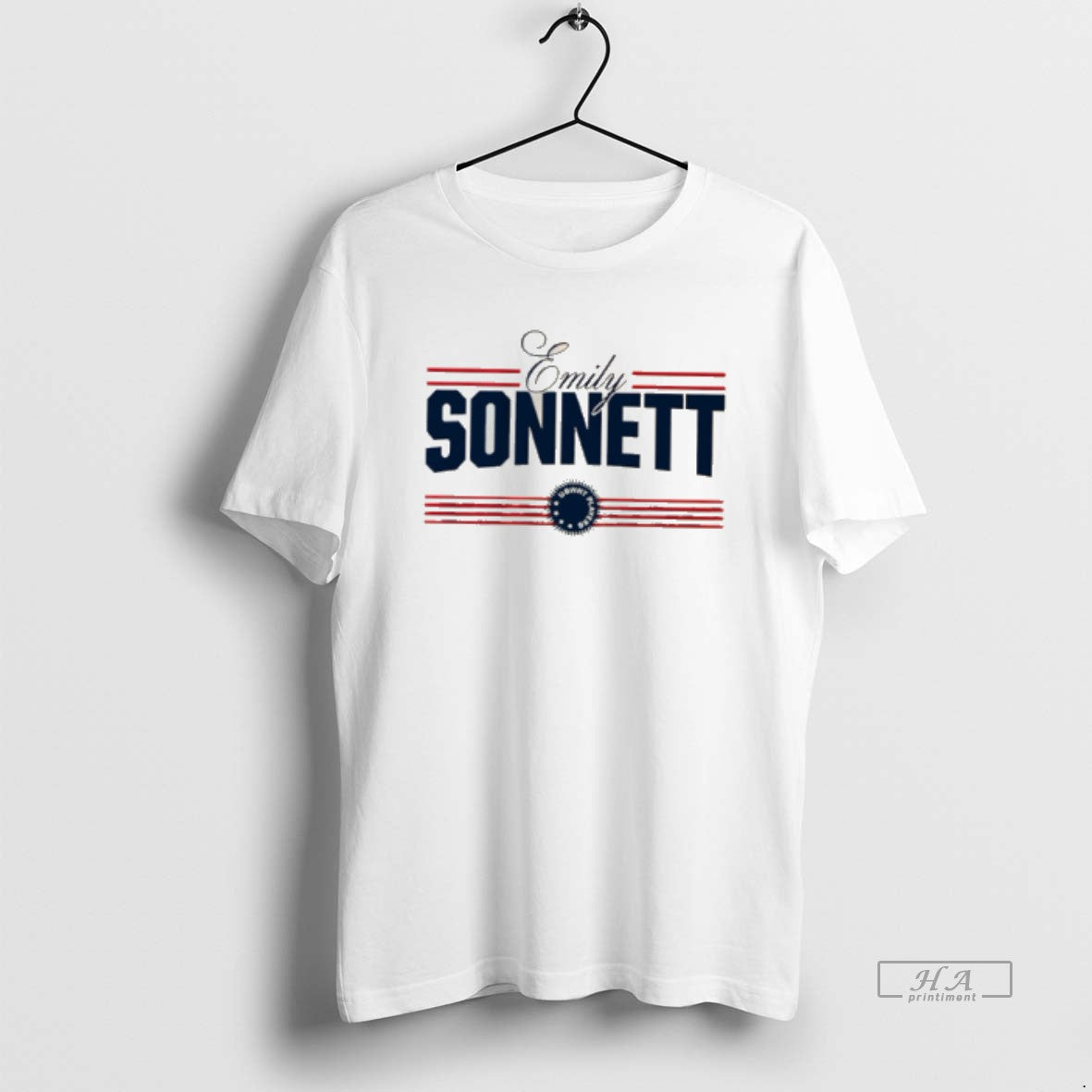 Official Emily Sonnett Uswnt Players Stars Stripes - Adult & Kids T-Shirts, Sweatshirts & Hoodies apparel design preview 1
