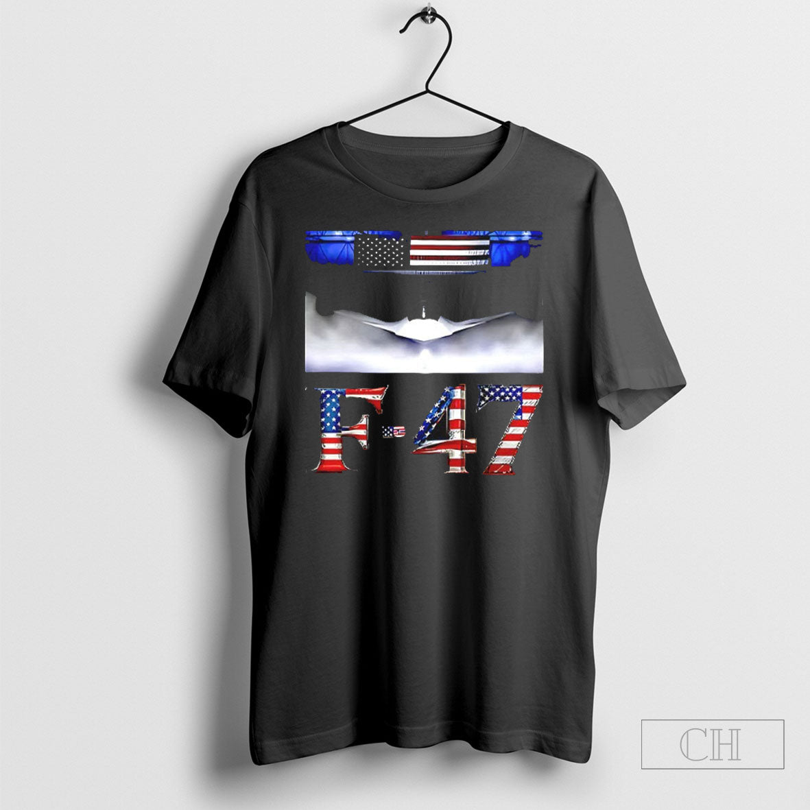 Official F47 Fighter Jet Trump - Adult & Kids T-Shirts, Sweatshirts & Hoodies apparel design preview 1