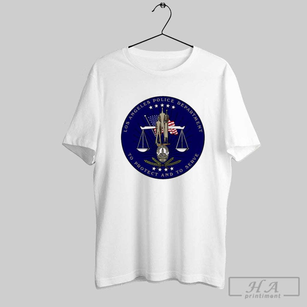Official Flag Of The Los Angeles Police Department To - Adult & Kids T-Shirts, Sweatshirts & Hoodies apparel design preview 1