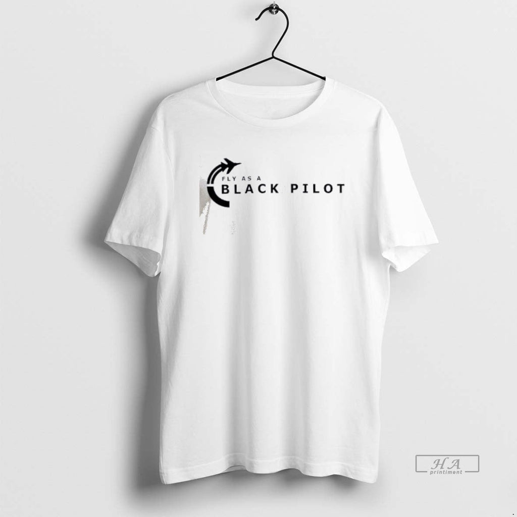 Official Fly As Black Pilot - Adult & Kids T-Shirts, Sweatshirts & Hoodies apparel design preview 1