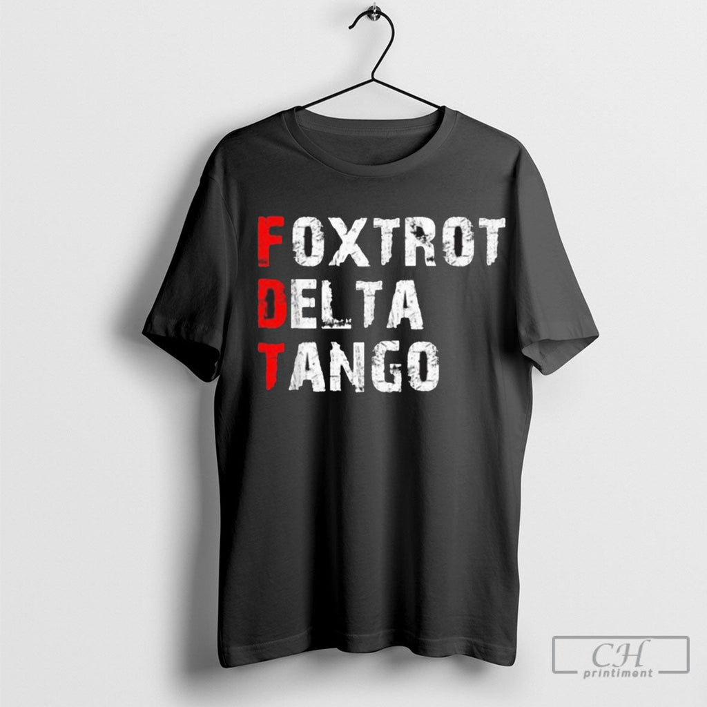Official Foxtrot Delta Tango Fdt - Adult & Kids T-Shirts, Sweatshirts & Hoodies apparel design preview 1