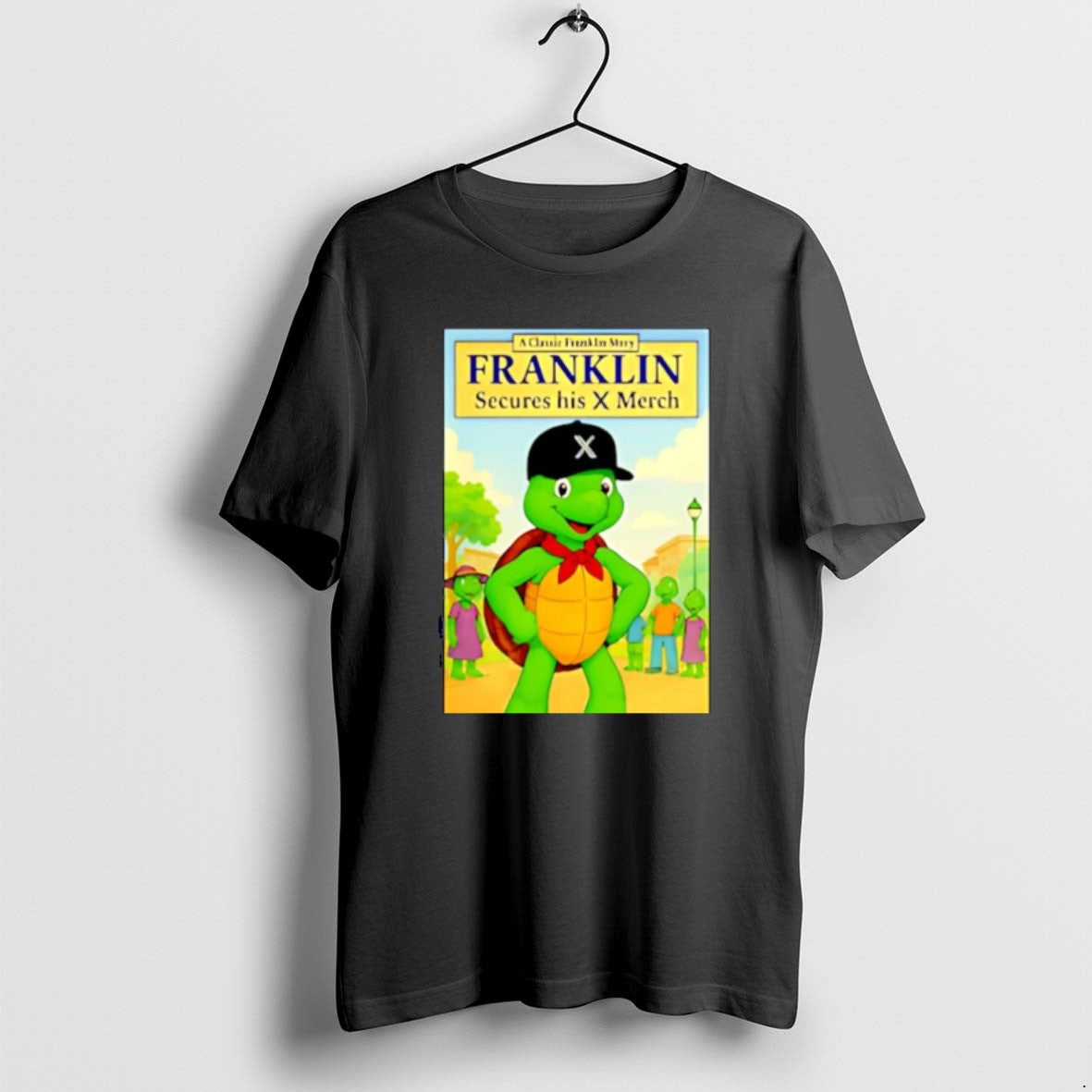 Official Franklin Secures His X - Adult & Kids T-Shirts, Sweatshirts & Hoodies apparel design preview 1