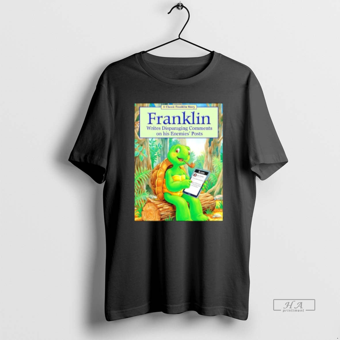 Official Franklin Writes Disparaging Comments His - Adult & Kids T-Shirts, Sweatshirts & Hoodies apparel design preview 1